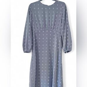 Veiled collection - Lavender Swiss Dot Maxi Dress